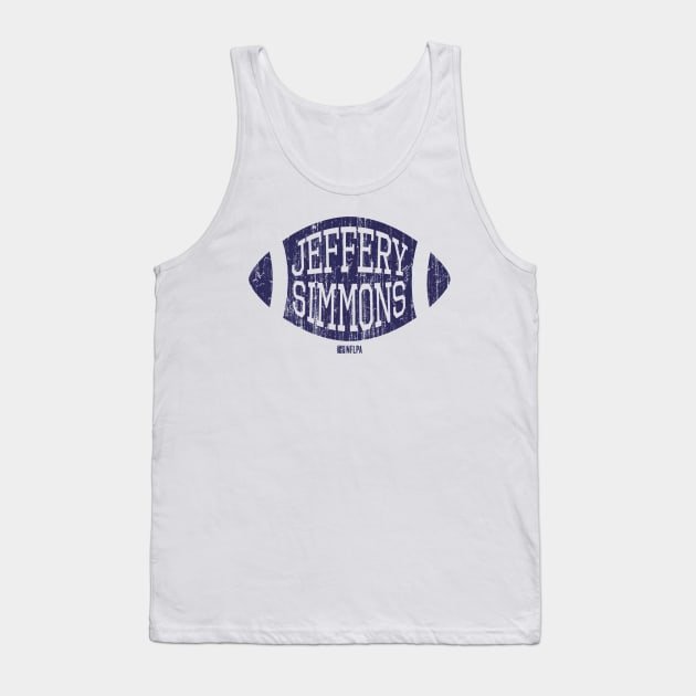 Jeffery Simmons Tennessee Football Tank Top by TodosRigatSot